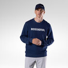 Sudadera con logotipo y cuello redondo para hombre