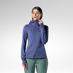 Rossignol Women's Texture Hoodie Mid Layer Blue