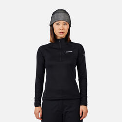 Rossignol Sudadera polar con cremallera a media altura Blackside Mix para mujer Black