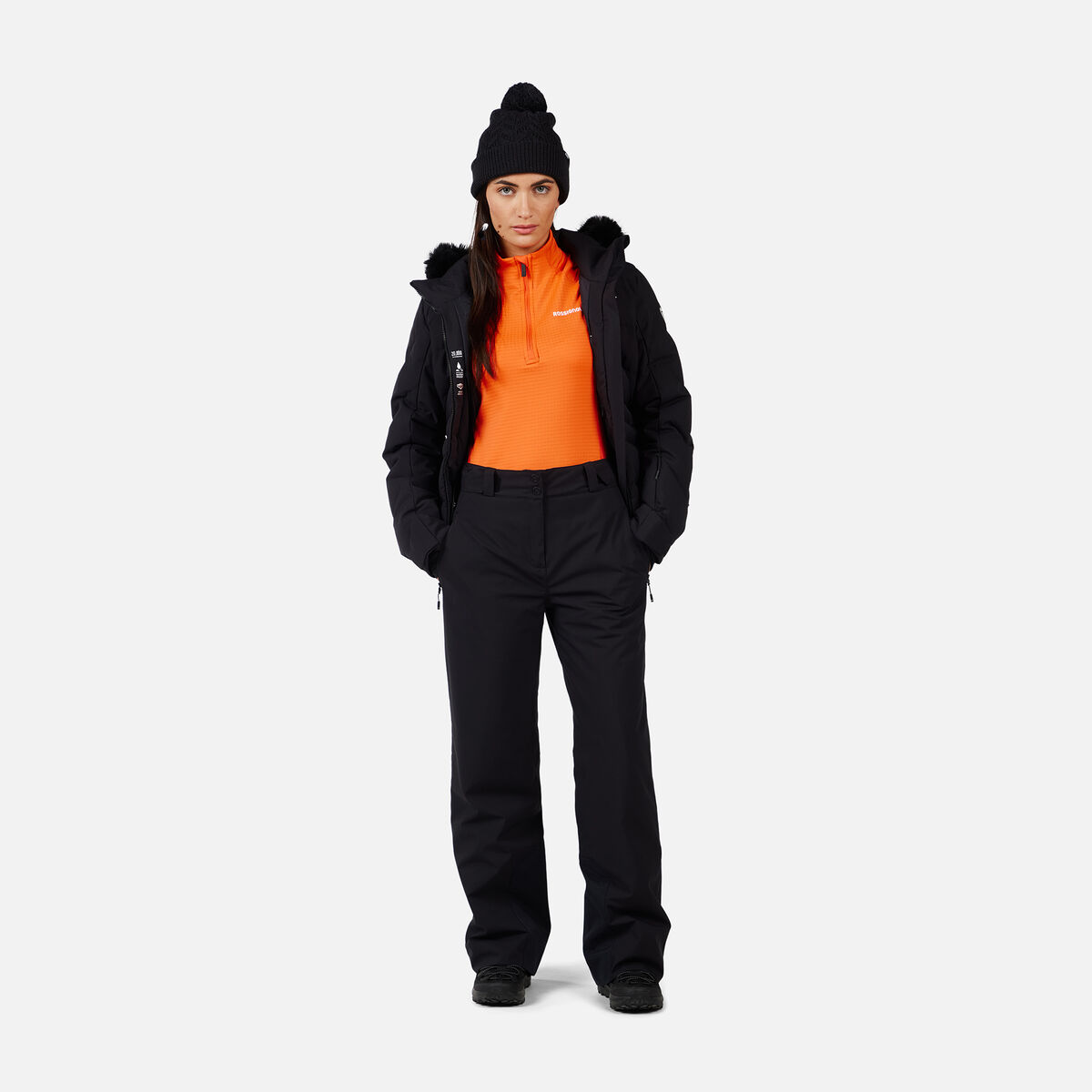 Rossignol Women's Strawpile Insulated Ski Pants Short length Black