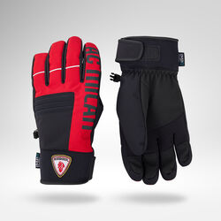Rossignol MEN ROSSIGNOL X AC MILAN SPEED GLOVES Black