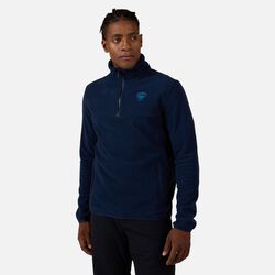 Rossignol Herren-Fleeceoberteil mit halblangem Rei&szlig;verschluss Strawpile Blue