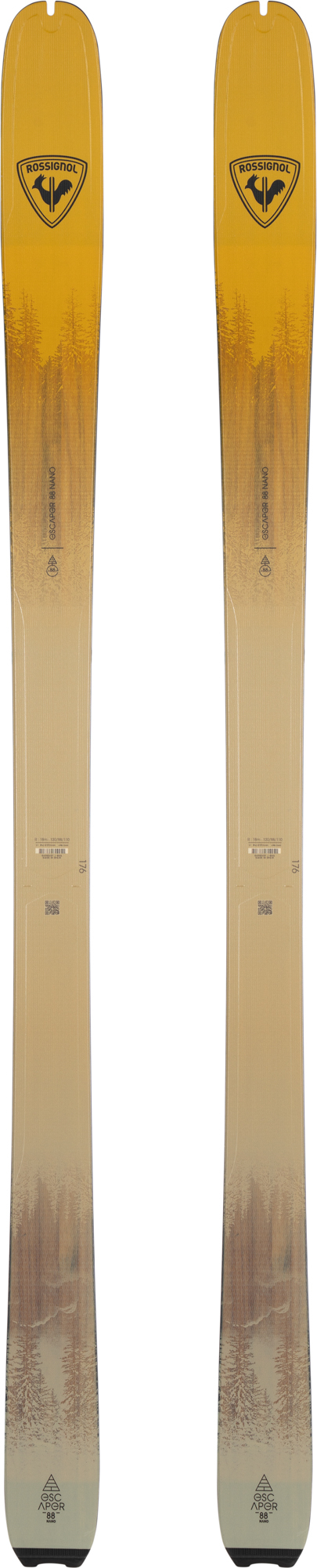 Rossignol Rossignol Escaper 88 Nano Skis [Ljava.lang.Object;@6d51df36